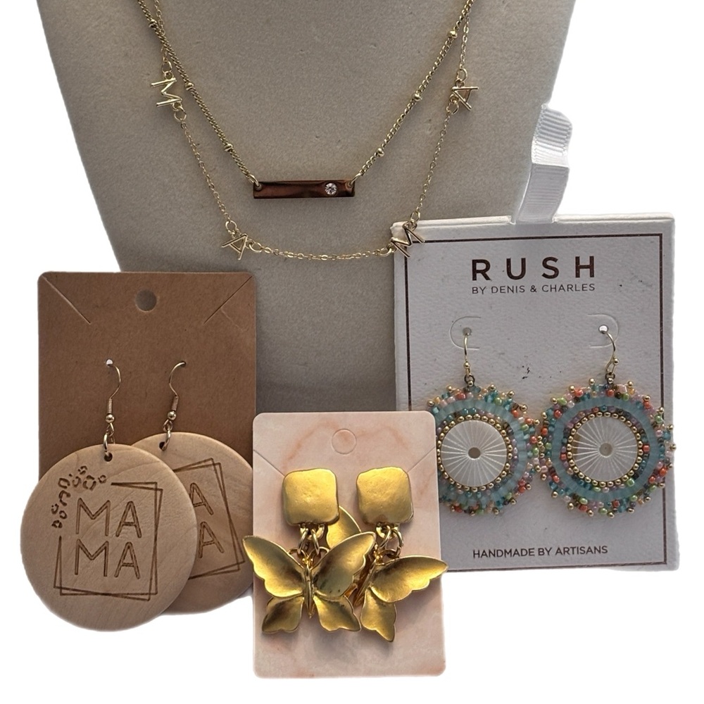 MaMa Gold and Multicolor Jewelry Bundle NWT and EUC - Picture 2 of 7